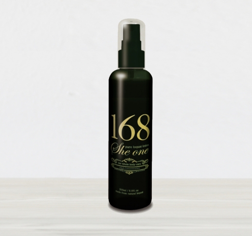 168 she one(シーワン) 200ml　　高濃度抽出！ピュアな枇杷葉全身ケアローション