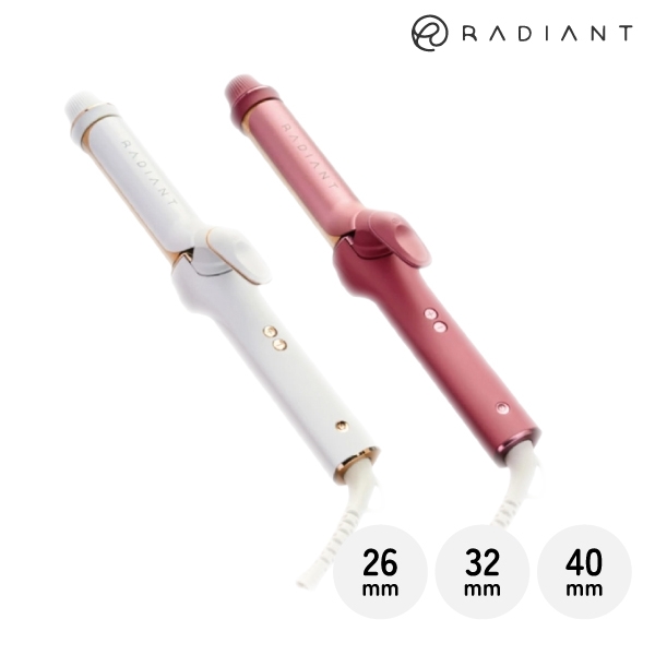 radiant カールヘアアイロン レッド 【公式通販】