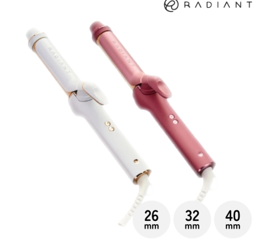 RADIANT CURL IRON ラディアント カールアイロン［26/32/38ｍｍ］［レッド／グレー］